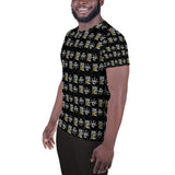 Black Official DON Men's Gold Print T-Shirt