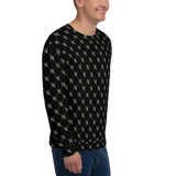 White Men's Official DON Signature Pattern Sweatshirt