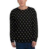 White Men's Official DON Signature Pattern Sweatshirt