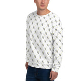 Official DON Men's Signature White Print Sweater