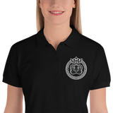 Embroidered Womens Polo Shirt - S