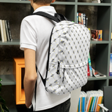 Official DON Signature White Print Backpack