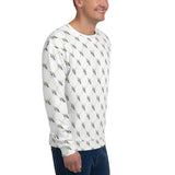 Official DON Men's Signature White Print Sweater