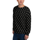 White Men's Official DON Signature Pattern Sweatshirt